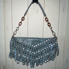 Boho Western Fringe Studded Rhinestone Bag