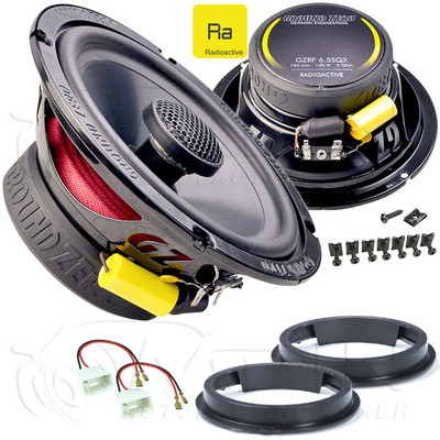 GROUND ZERO LAUTSPRECHER für FORD FIESTA  18 MK8 ab 2017 Heck Hinten 140W #BI78