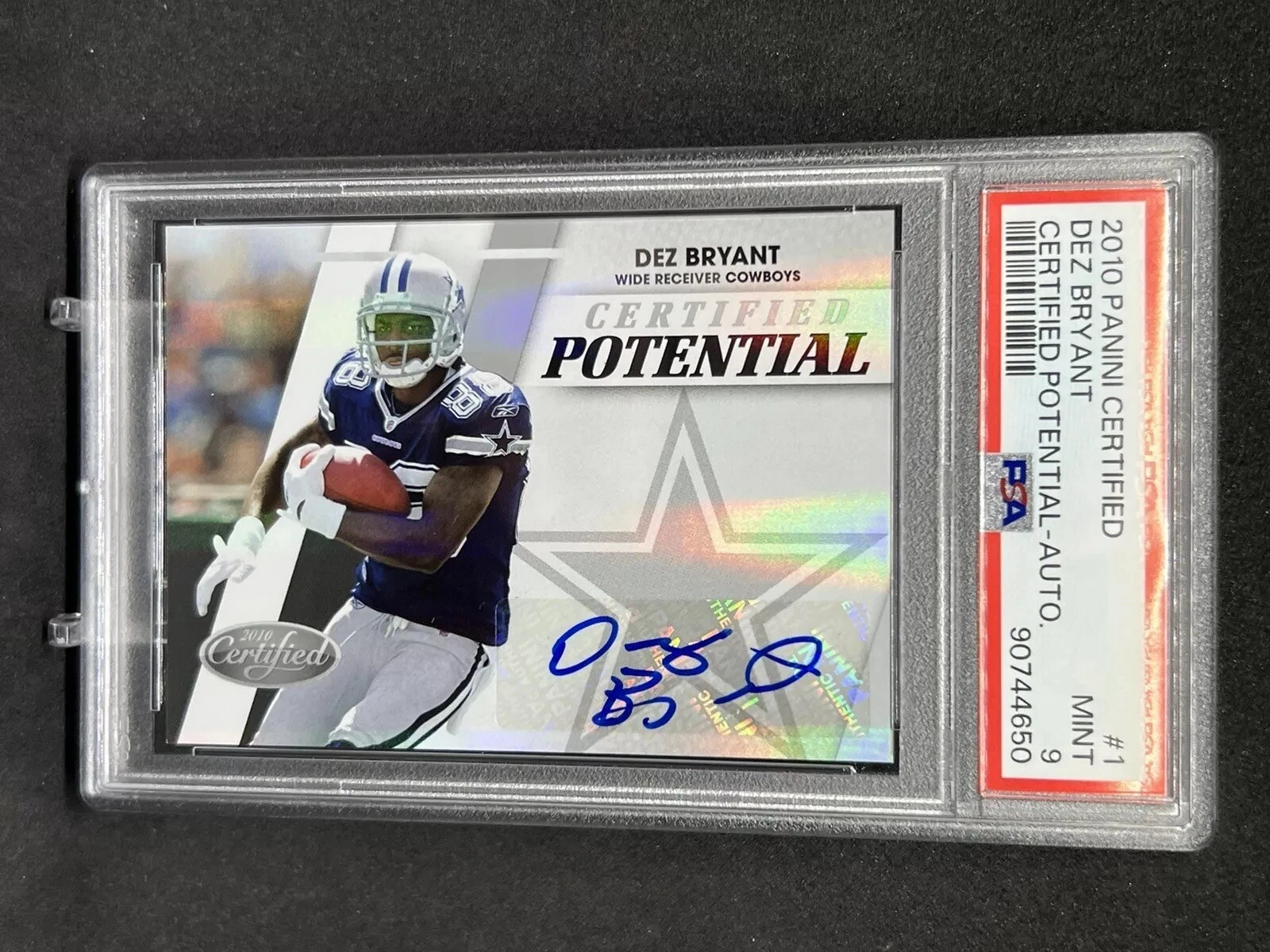 Dez Bryant Panini Certified Certified Potential #1 Autograph
