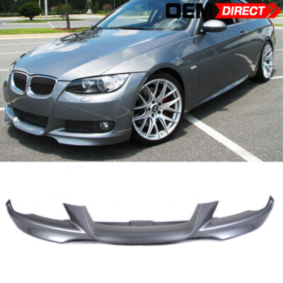 Fits 07-10 BMW E92 E93 3-Series M-tech Front Bumper Lip PP Space Gray Metallic
