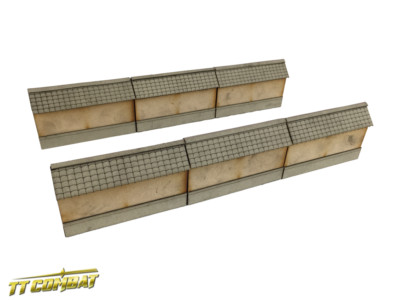 EES012 TTCombat - Eastern Empires - Yagura Straight Wall Sections - (Bushido)