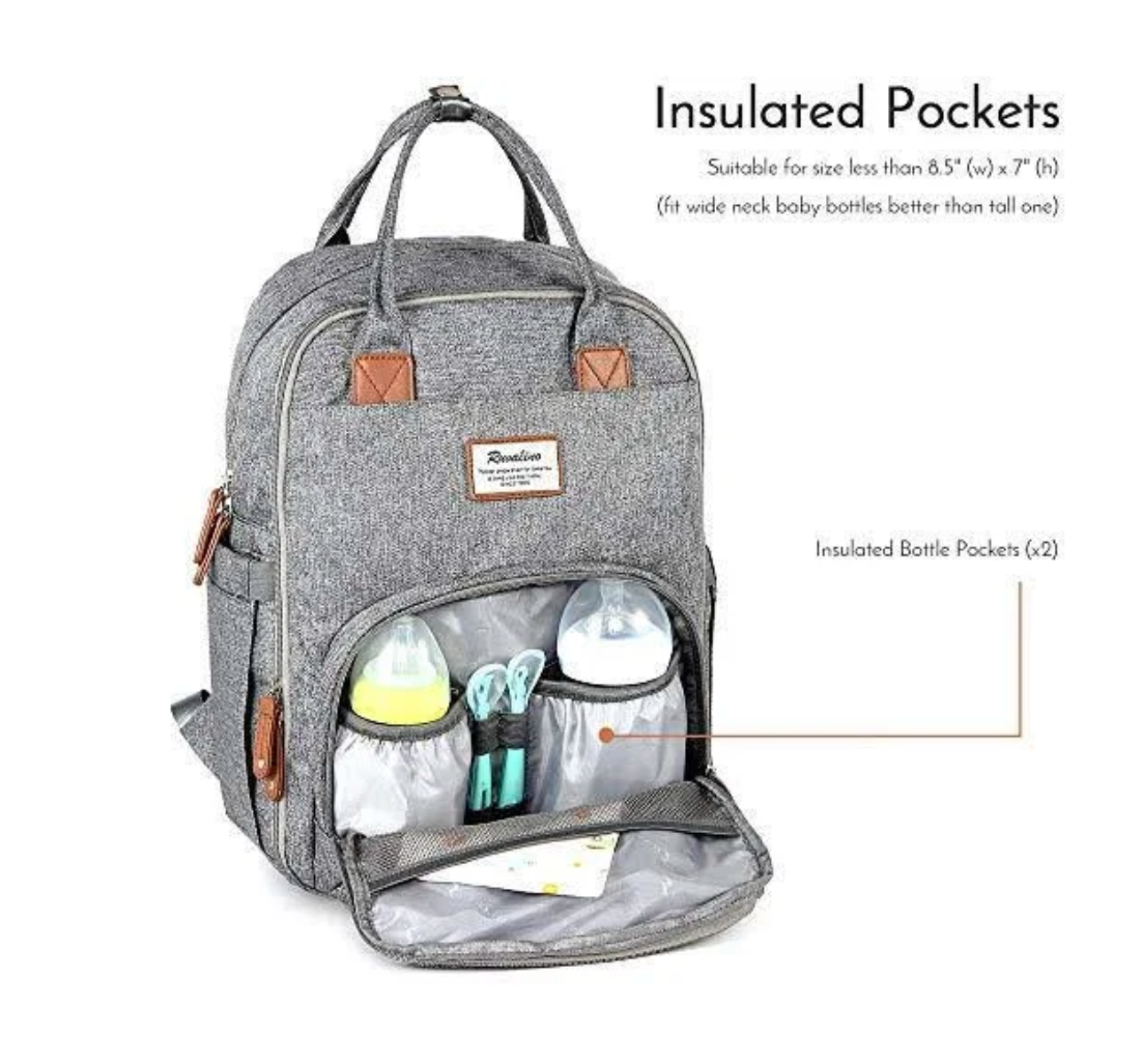 ruvalino diaper backpack