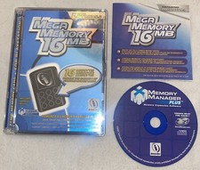 Mega Memory 16MB Memory Manager Playstation 2, PS2 Complete In Box - Tested