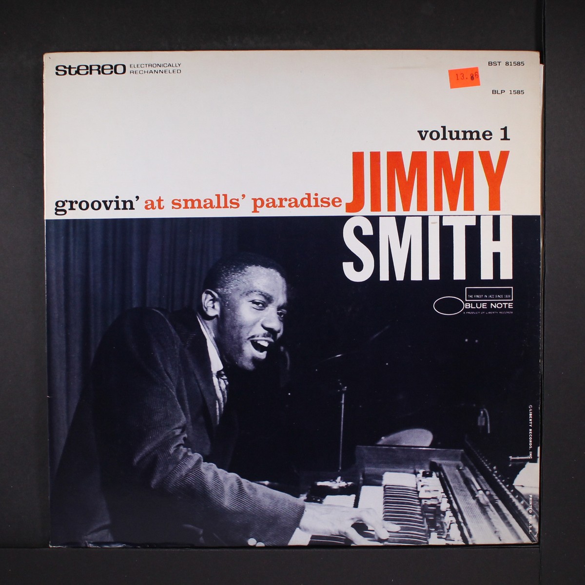 JIMMY SMITH: groovin' at smalls' paradise, vol. 1 BLUE NOTE JIMMY SMITH: groovin' at smalls' paradise, vol. 1 BLUE NOTE