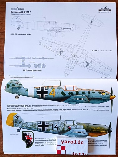 Messerschmitt Bf 109 E vol. I (English) - Kagero Monograph RARE! - Picture 4 of 6