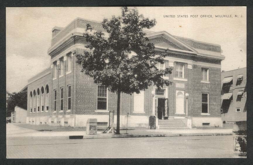 United States Post Office Millville NJ postcard 1920s eBay