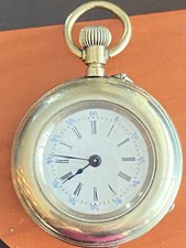 VINTAGE SWISS POCKET WATCH, CASE IS 35.55MM WITHOUT CROWN, KEEPING TIME