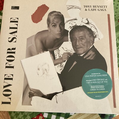 LP Tony Bennett & Lady Gaga Love For Sale (Yellow Vinyl) B00334931C Columbia 未開封 /00400 Lady Gaga Tony Bennett Love for Sale ltd transparent YELLOW vinyl