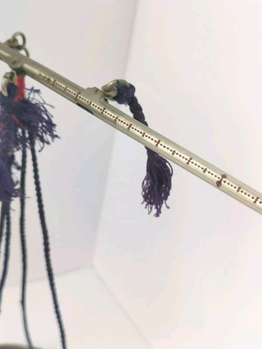 Vintage Japanese Scale Hanging Balance Beam Metal Bar Weight Tradition Japan - Picture 6 of 15