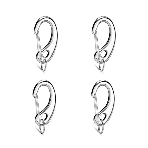 Leash King Pet Tag Quick Clip / Sping-load Hook Combo for Pet ID Tags - Picture 11 of 21