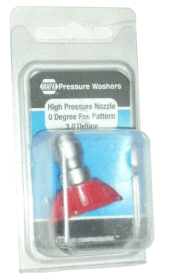 #ad #ad Napa 81 288154 Red Pressure Washer Nozzle 0 Degree Fan Pattern 3.0 Orifice $3.95