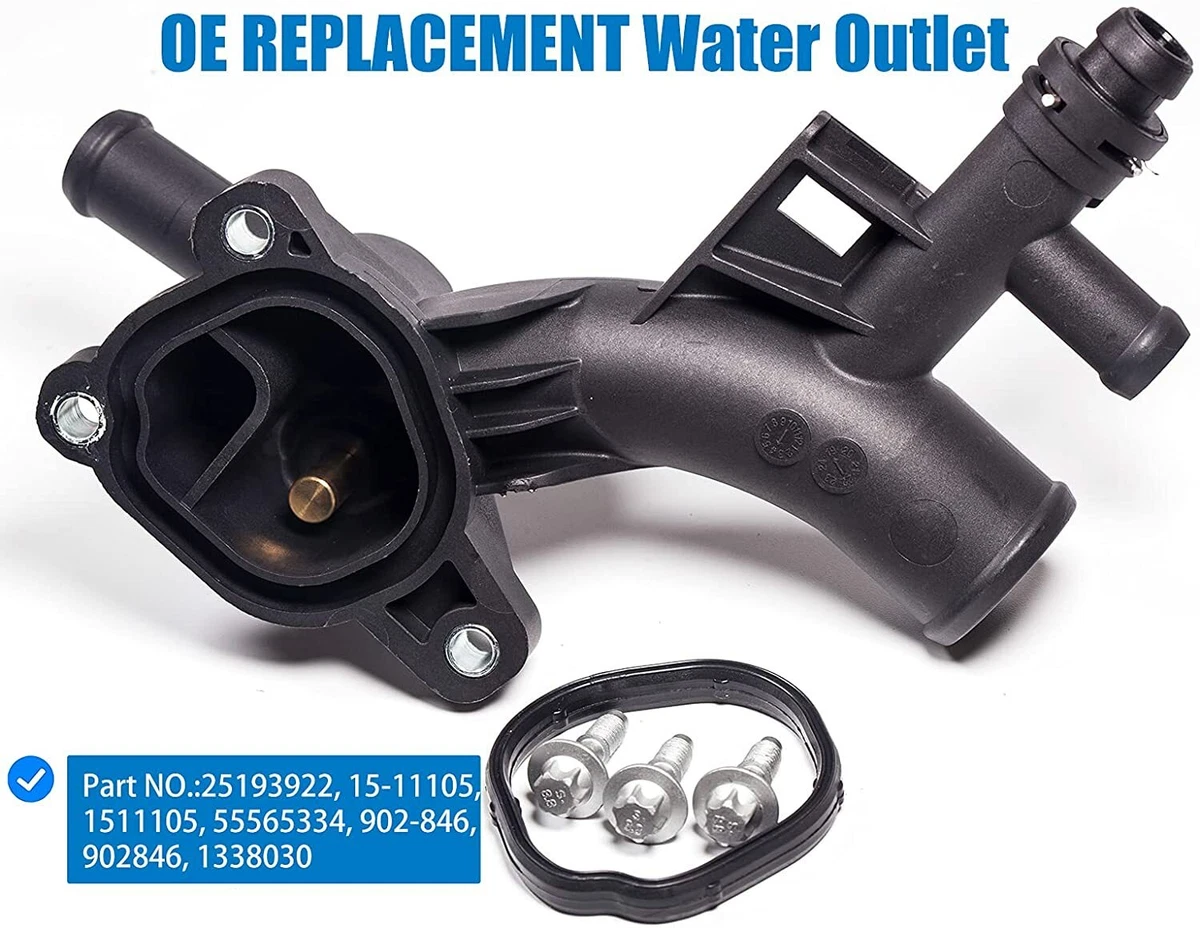 Engine Coolant Thermostat Housing for Chevy Cruze 1.4L 2011 2012