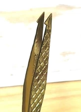 Revlon - GOLD SERIES - Slant & Point Tip Tweezer - Titanium Coated - Nwob