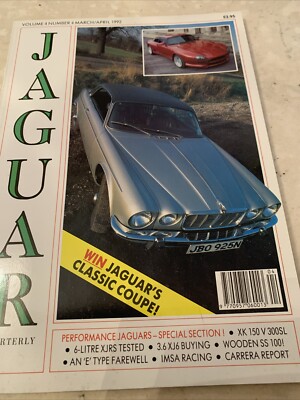 Jaguar Quarterly Car Magazine March : April 1992