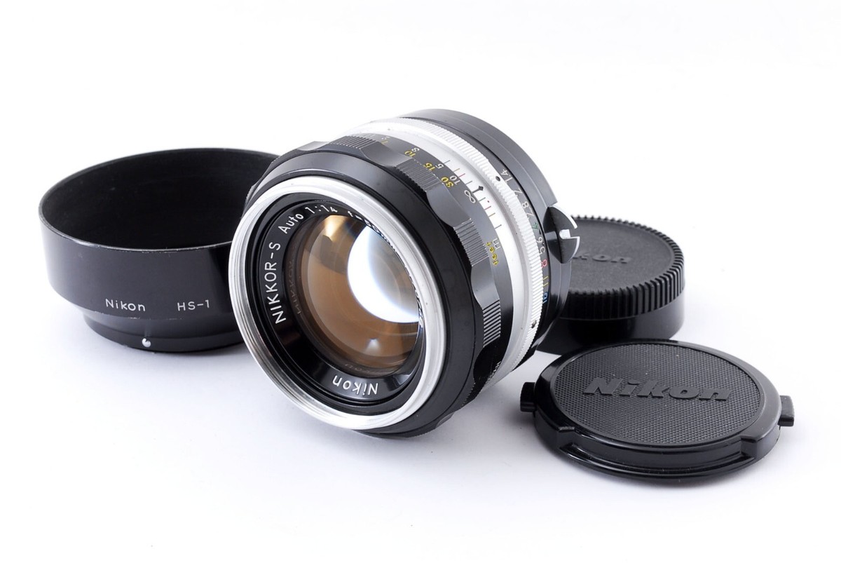 良品）ニコン NIKKOR-S Auto 50mm F1.4 Non-Ai NEAR MINT++】 Nikon Nikkor-S Auto 50mm f1.4 Non-Ai Standard MF