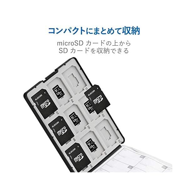 Thumbnail - Elecom Memory Card Case Sd Case Plastic Sd18 Sheet + Microsd18