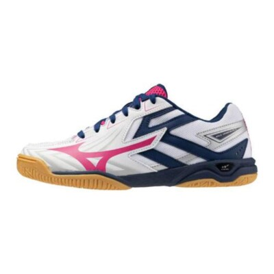 Mizuno Table Tennis Shoes WAVE KAISERBURG 8 White/Pink 81GA2420 04