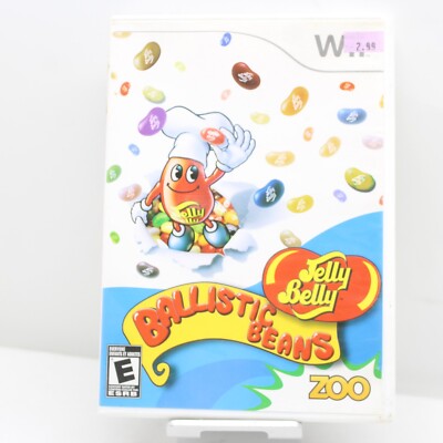 Jelly Belly Ballistic Beans (Nintendo Wii, 2009) No Manual