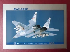 2003 DOCUMENT PUB STRAIGHT TO RUSSIAN AIRCRAFT MIG-29SE LIGHT MULTIROLE FIGHTER