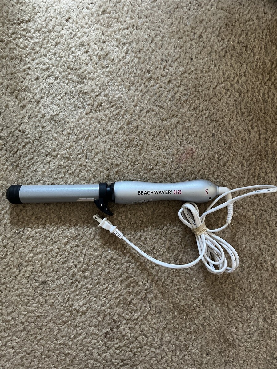 BeachWaver Rotating Curling Iron S1.25 Black/Silver BW1138  display picture 2