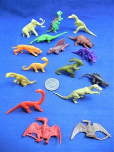 dinosaurios miniatura de plastico