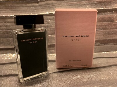 NARCISO RODRIGUEZ -FOR HER- EAU DE TOILETTE 0.25 oz. Splash On