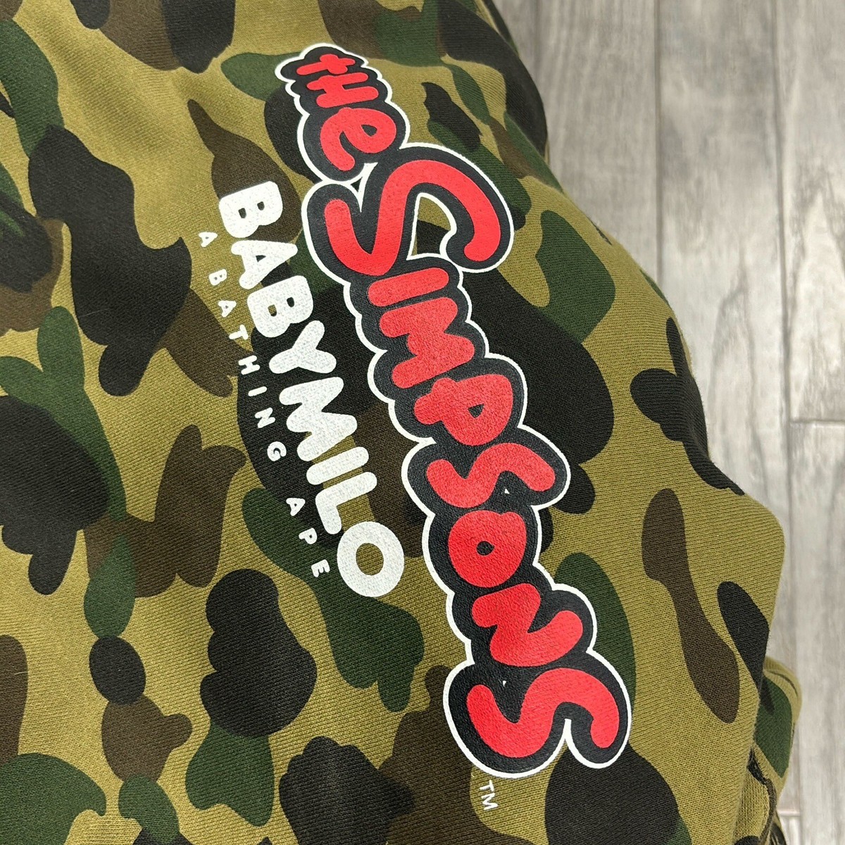 A Bathing Ape “Bape” X Simpsons - FULL ZIP HOODIE 2014 - SIZE XXL