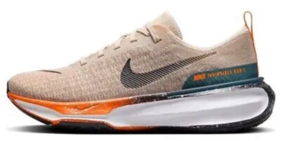 Nike ZoomX Invincible Run Flyknit 3 Running Oatmeal FQ8720-140 Men Sz 14