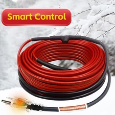 MAXKOSKO Electric Water Pipe Heat Cable   Energy-efficient Built-in Thermostat 