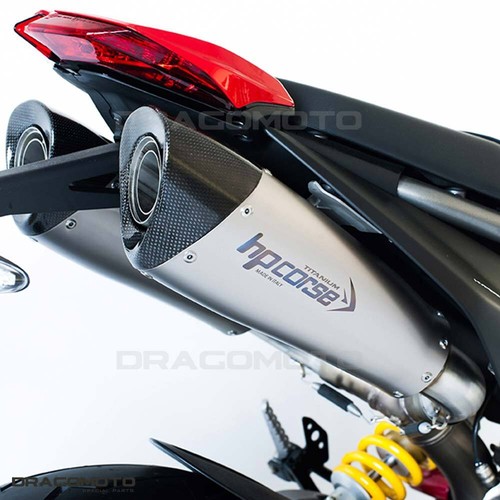 DUCATI HYPERMOTARD 950 2019 2020 Scarico HP CORSE Titanio EVOXTREME Omologato - Foto 7 di 8