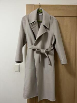 UNIQLO C The Double-Face Wrap Coat 465770 Color Beige Ladies M #3