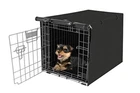 Double Door Dog Crate  Polyester Cover,Pet Kennel Cover Fits 24 30 36 42 48 inch