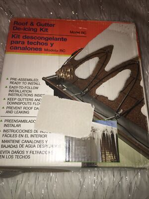 Frost King 60FT Frost King Roof and Gutter De-icing Kit Thermwell De-icing  NEW