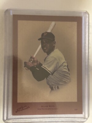 2005 Studio Portraits Willie Mays 12/6/2005 Bobby Bragan #BB2005 Free Shipping 