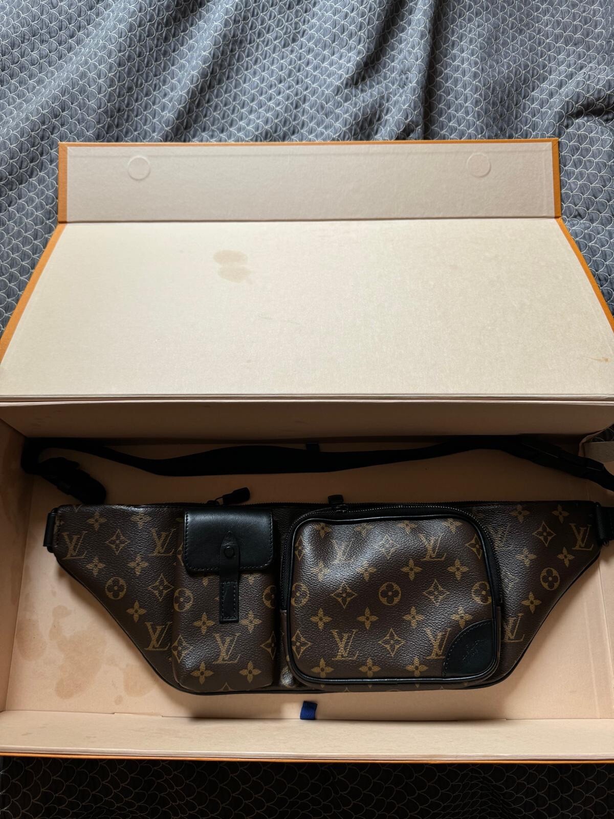 LOUIS VUITTON  Monogram Macassar Christopher Bumbag