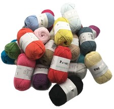 Clearance Pure Cotton Double Knitting Yarn Papatya Supreme 50g Ball