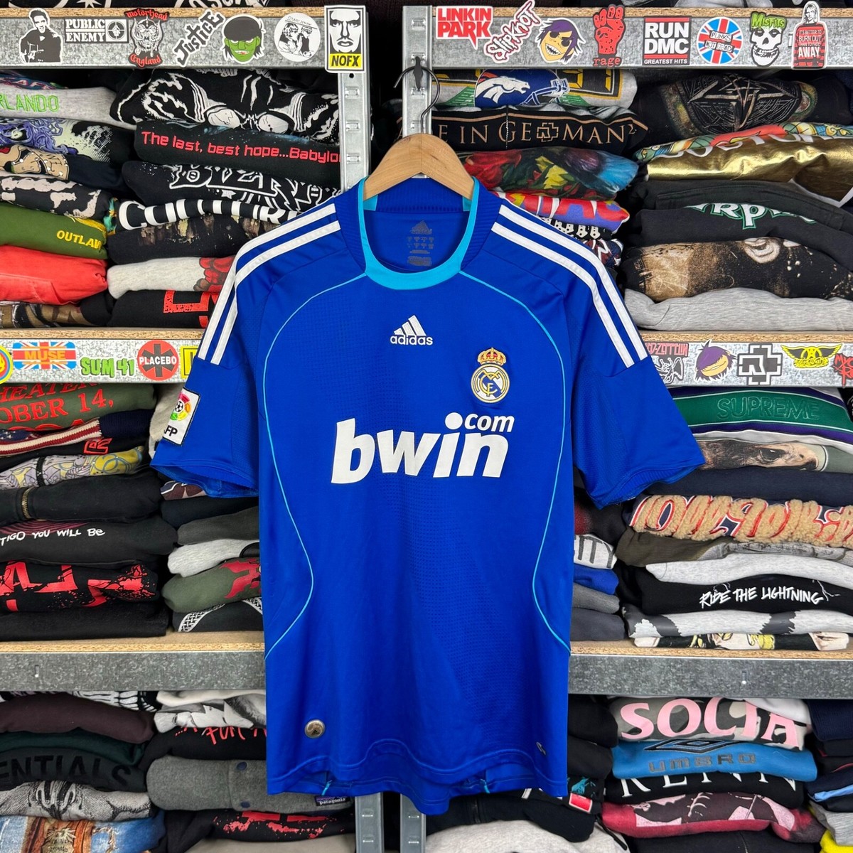 REAL MADRID 2008 2009 AWAY FOOTBALL SHIRT SOCCER JERSEY ADIDAS
