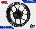 Suzuki GSX-R 750 Wheel Decals Rim Stickers Tape Graphic Set Rims Stripes GSXR