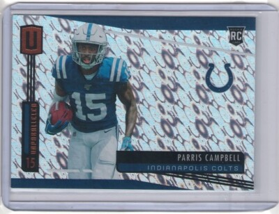 PARRIS CAMPBELL 2019 Panini Unparalleled FLIGHT SP Refractor #296 COLTS
