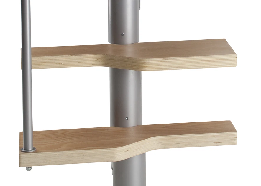 DOLLE Raumspartreppe Mittelholmtreppe Buche gewendelt oder gerade 222 bis 276 cm - Bild 3 von 4