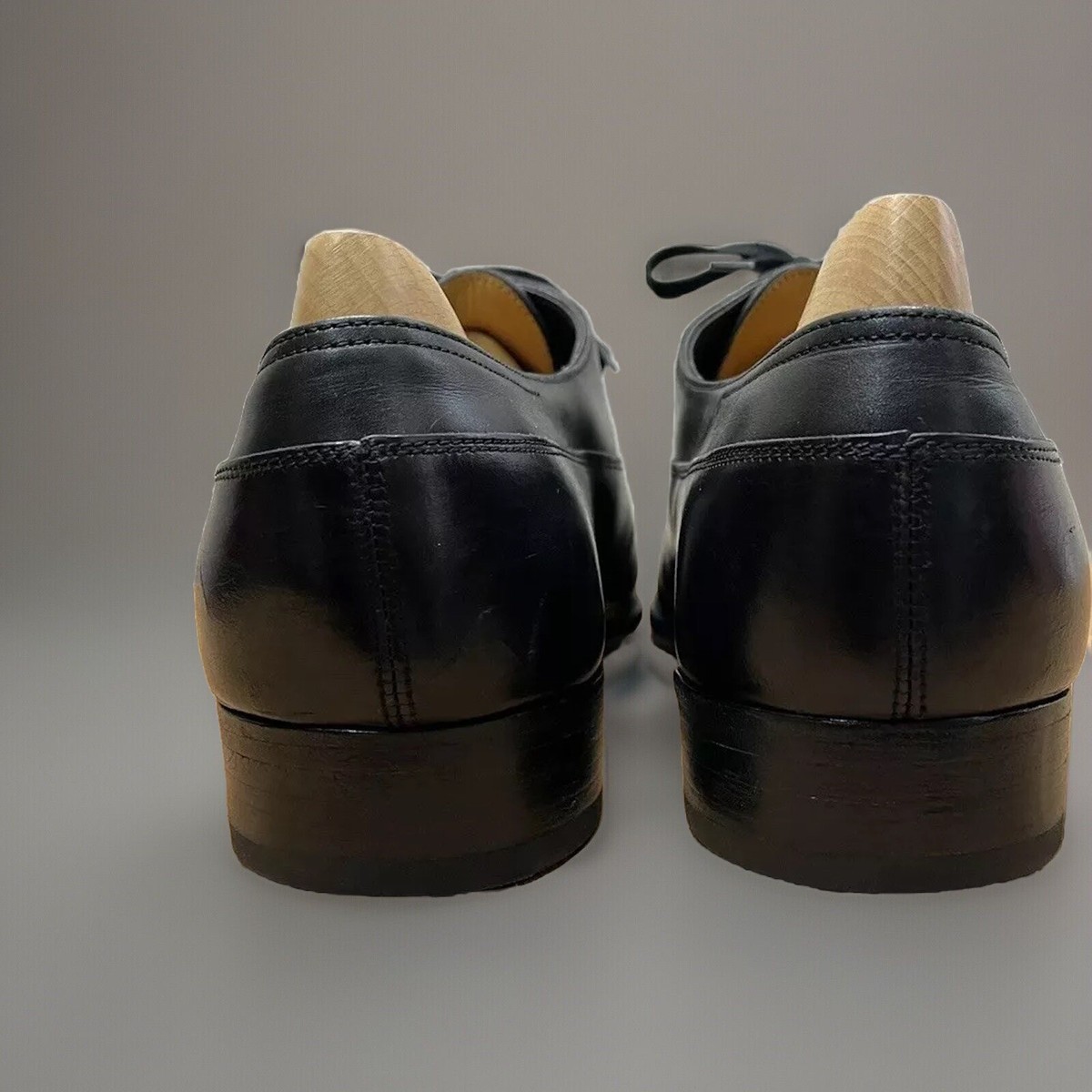 John Lobb Farndon Leather Oxford Balmoral Black Shoes Mens John Lobb Farndon Leather Oxford Balmoral Black Shoes Mens