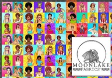 Fun Pop Art Fashion Fabric 100% Cotton 130gsm Poplin * Exclusive *