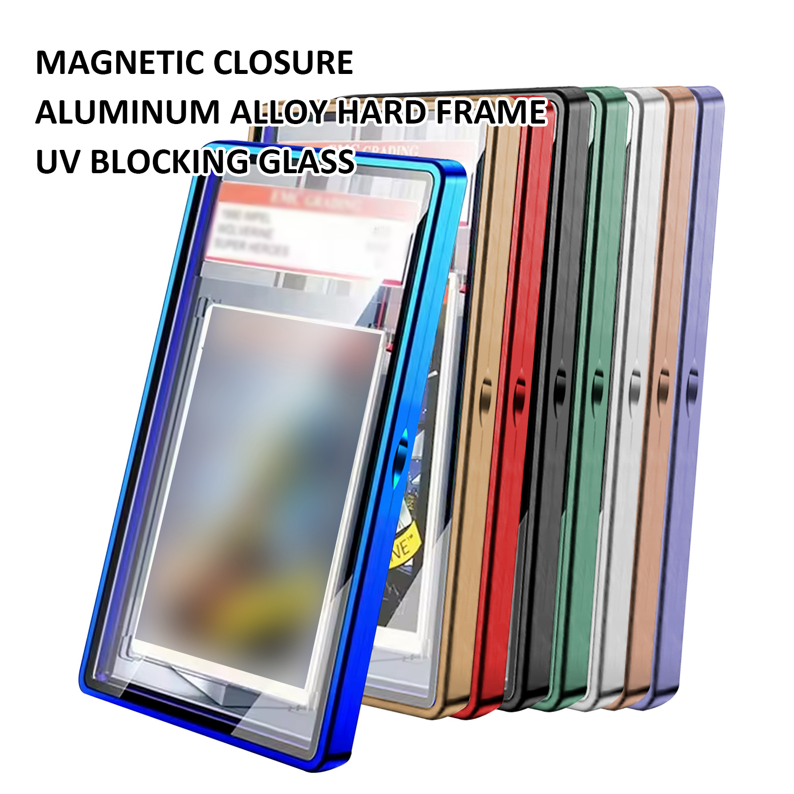 Graded Cards Protector Stackable Magnetic Trading Cards Case for BGS/PSA Slabs