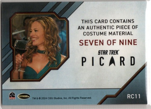 STAR TREK PICARD SEASONS 2 & 3 RC11 Jeri Ryan Seven of Nine COSTUME RELIC VL - Picture 2 of 2