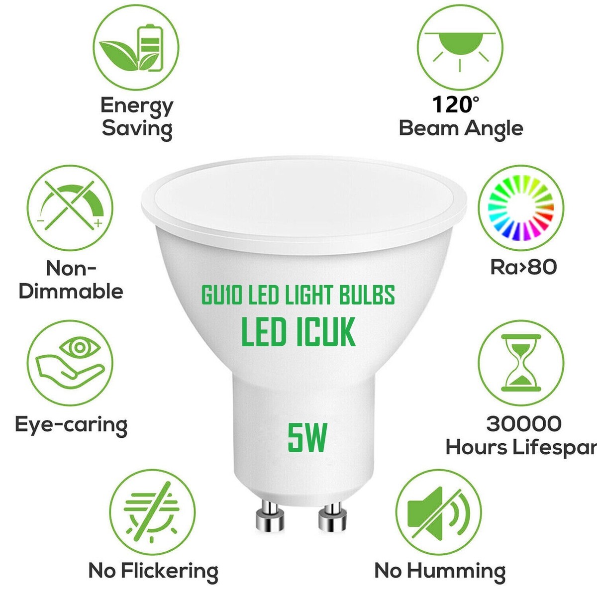 Xindaxin® LED Bulbs GU10 Reflector Lamp, 5 W 80 X 2835 SMD LED Bulb - View #2