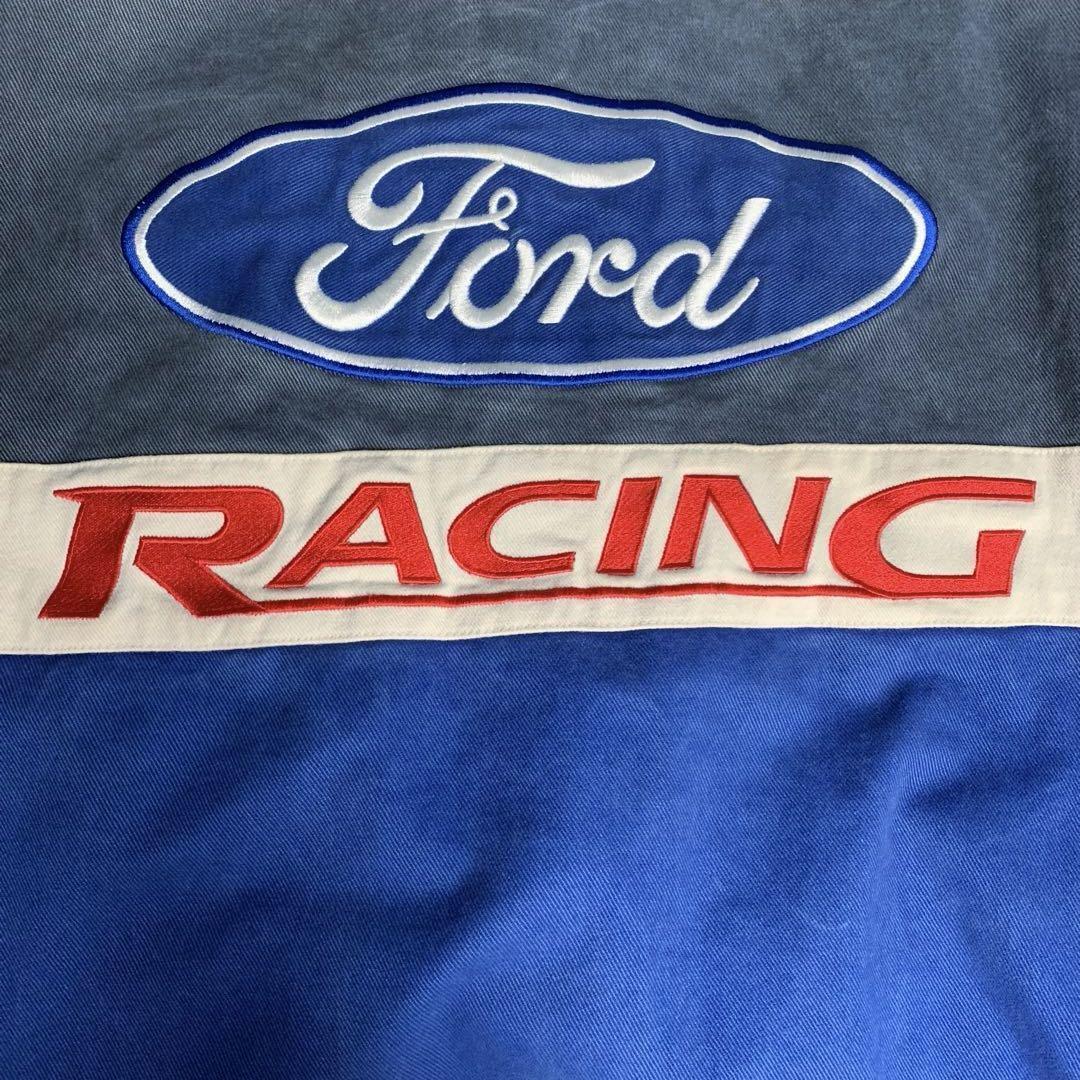 JH Design Ford Racing Racing Jacket Blue Size M | eBay JH Design Ford Racing Racing Jacket Blue Size M | eBay