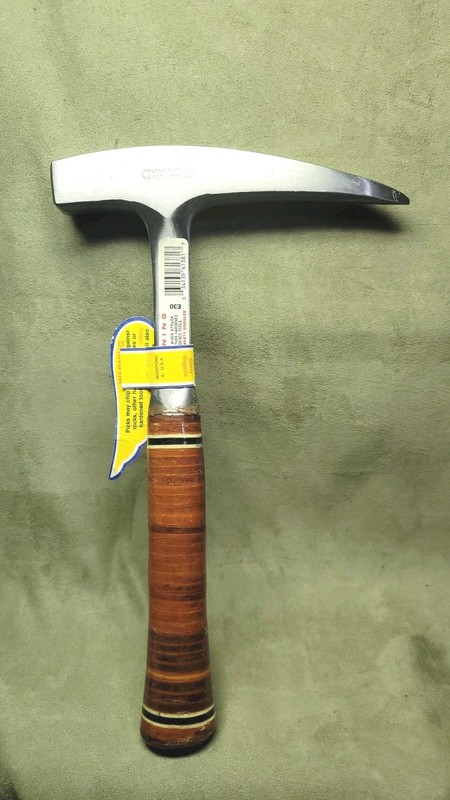 New Old Stock E30 Estwing Rock Pick 22oz Leather Handle (Read)Never Used