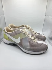 NIKE Shoes Women 7.5 GOLF Lunar Summer Lite Hyperfuse Gray Yellow Soft Spikes