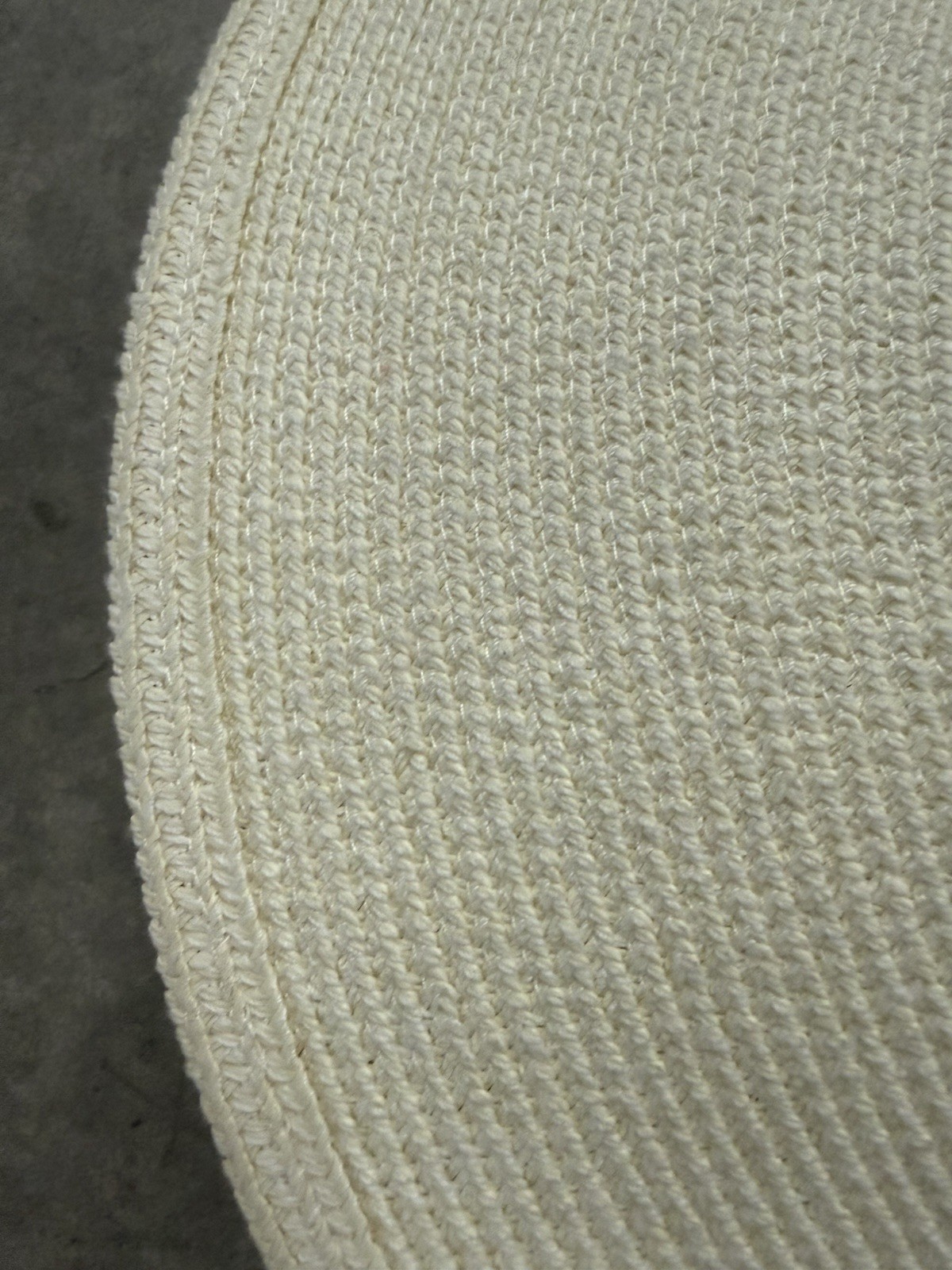 Off White Custom Designed Handmade Hat with Large… - image 7