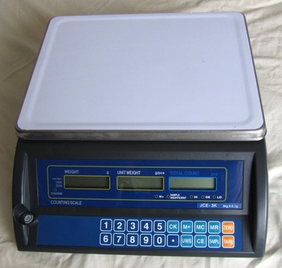 Elektronische Zählwaage JCE-3K 3KG Waage - Kalibriert